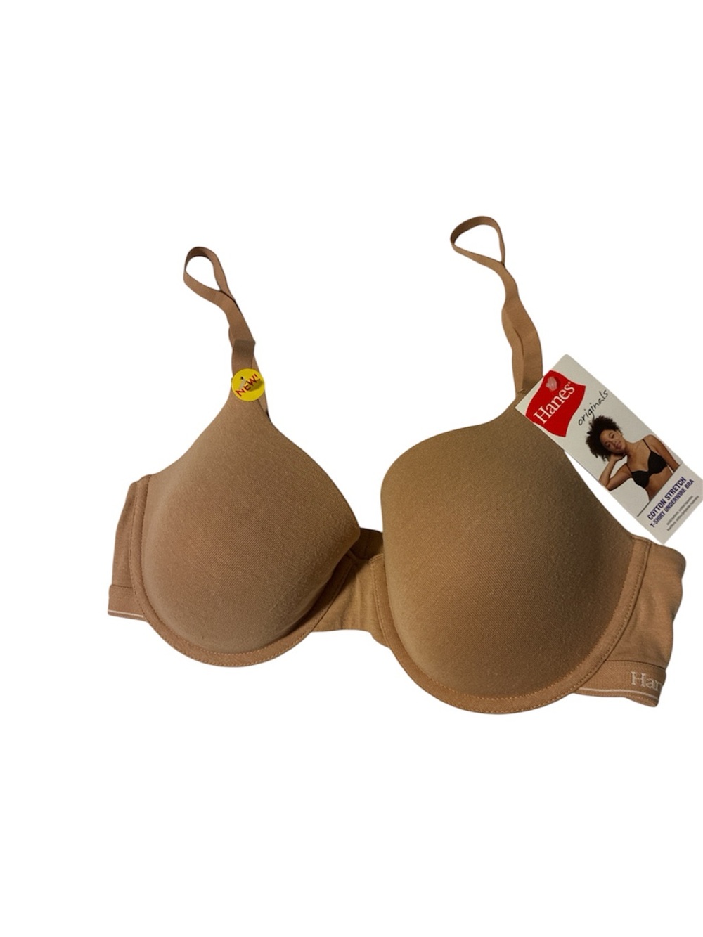 Hanes Women's T-Shirt Bra  Brown 38C new